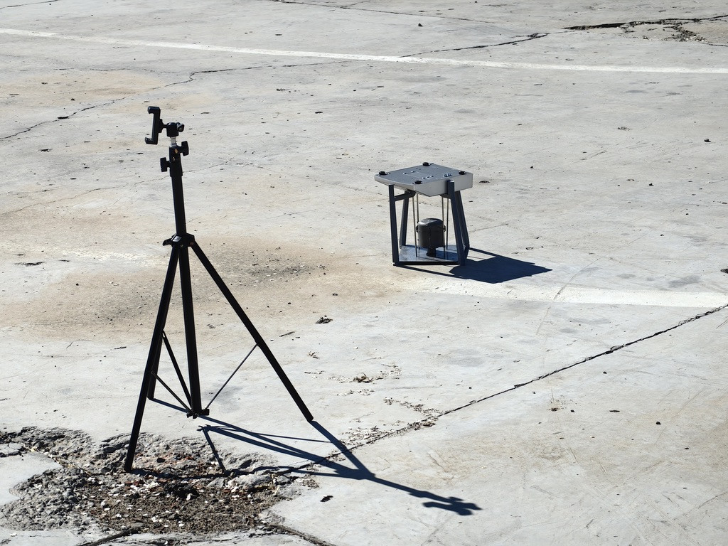 第二次点火测试现场与装置 / Second ignition test site and apparatus